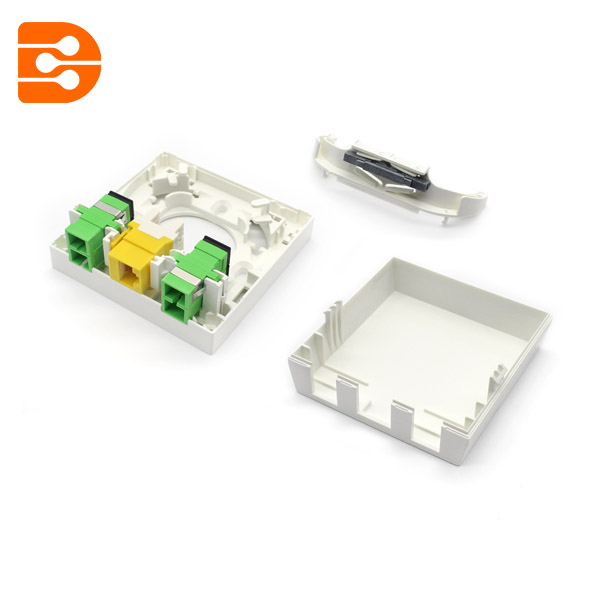 Fiber Optic Mounting Box 8686 FTTH Wall Outlet