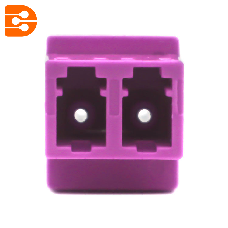 LC/PC OM4 Multimode Duplex High-low Type Adapter