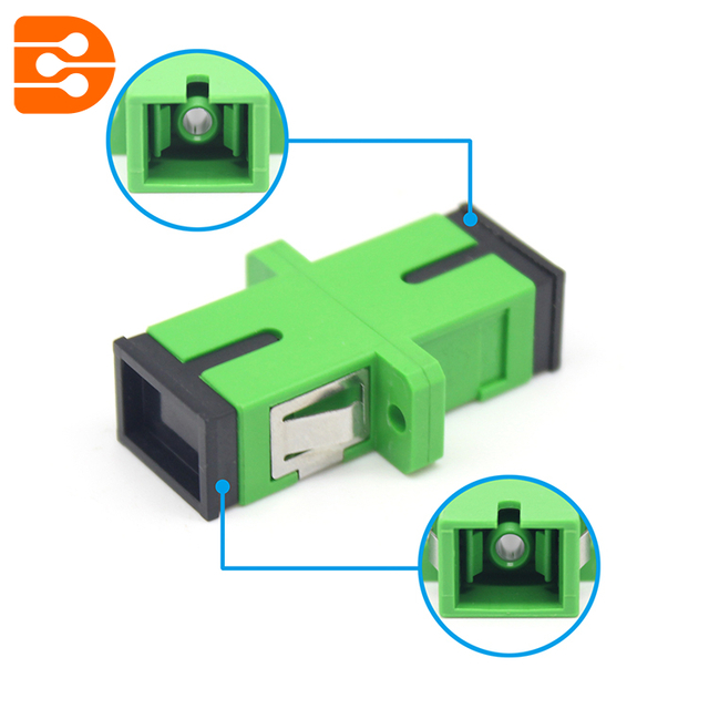 SC/APC Simplex Adapter with Flange