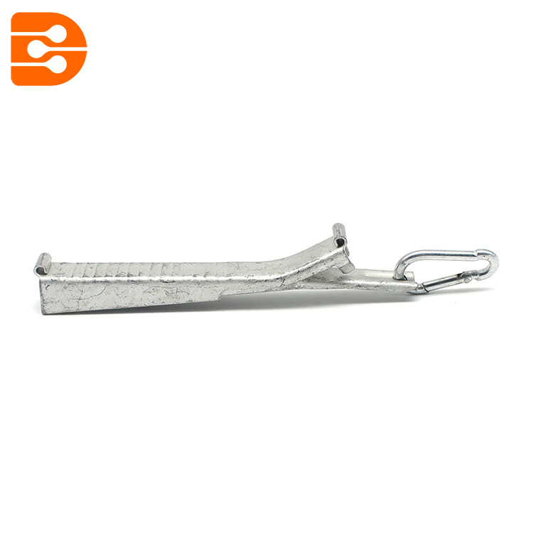 FTTH Steel Drop Cable Clamp with Hook
