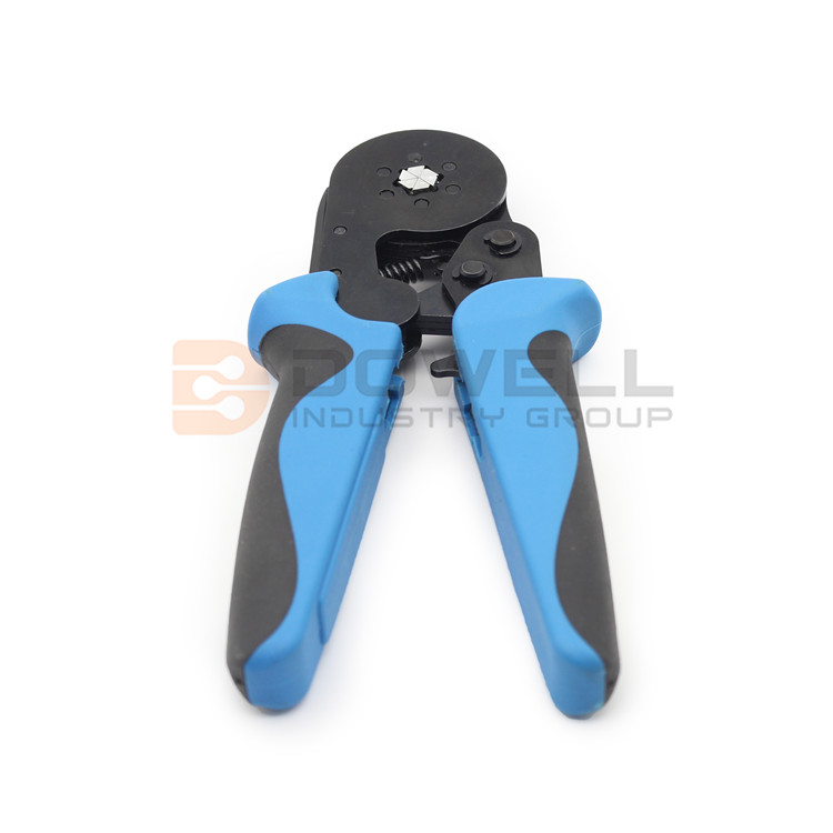 DW-8052 Insulated Pin Terminal Crimping Tool With Six Serrated Crimp Surfaces