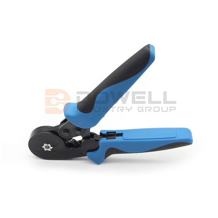 DW-8052 Insulated Pin Terminal Crimping Tool With Six Serrated Crimp Surfaces