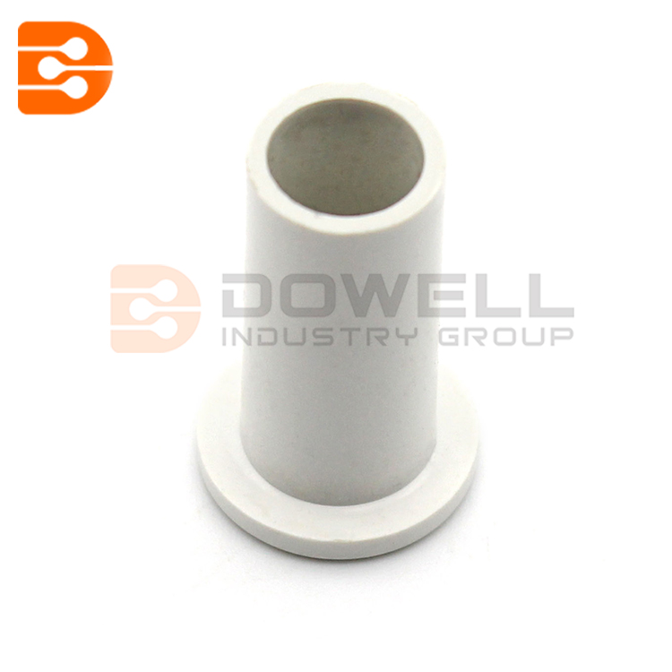 DW-1052 White Single Coaxial Cable Wall Grommet
